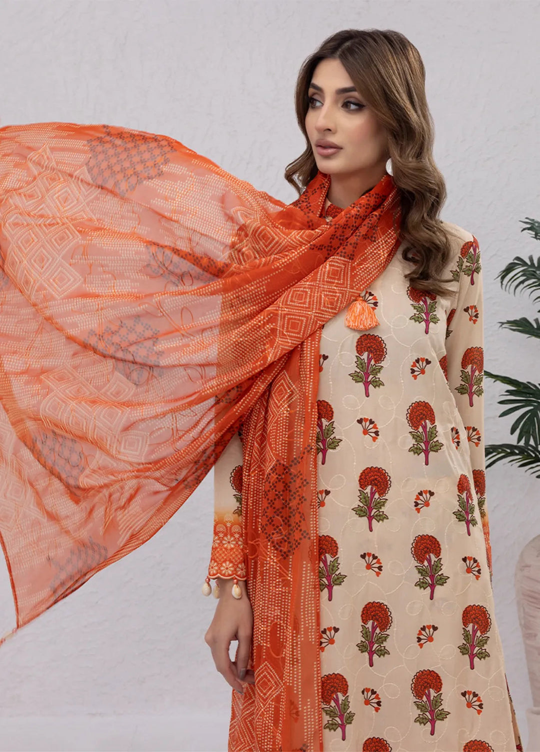 Salitex Embroidered Lawn Suits Unstitched 3 Piece SUNS7PCK007UT - Summer Collection