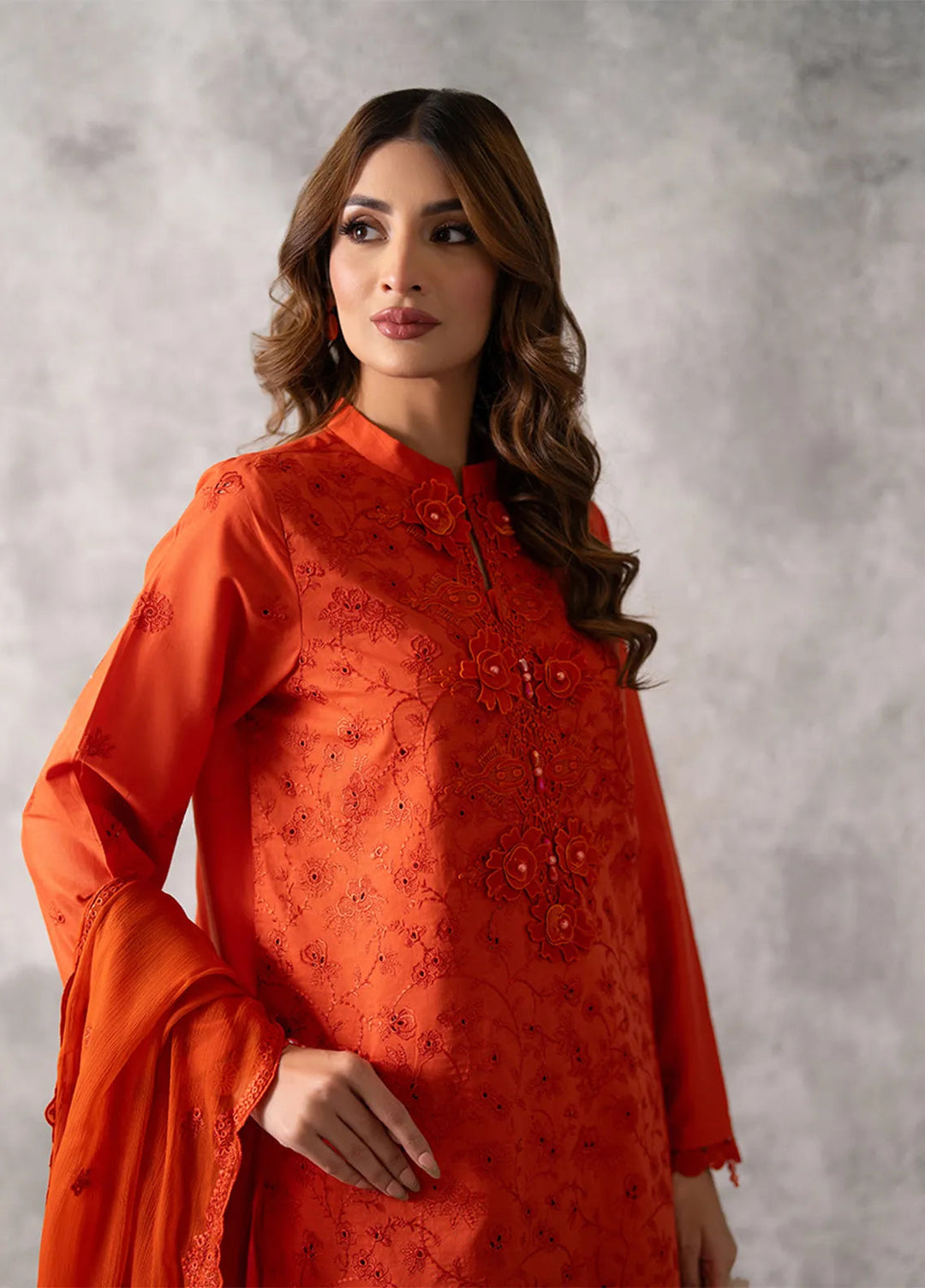 Salitex Embroidered Lawn Suits Unstitched 3 Piece SUNW6MI014UT - Summer Collection