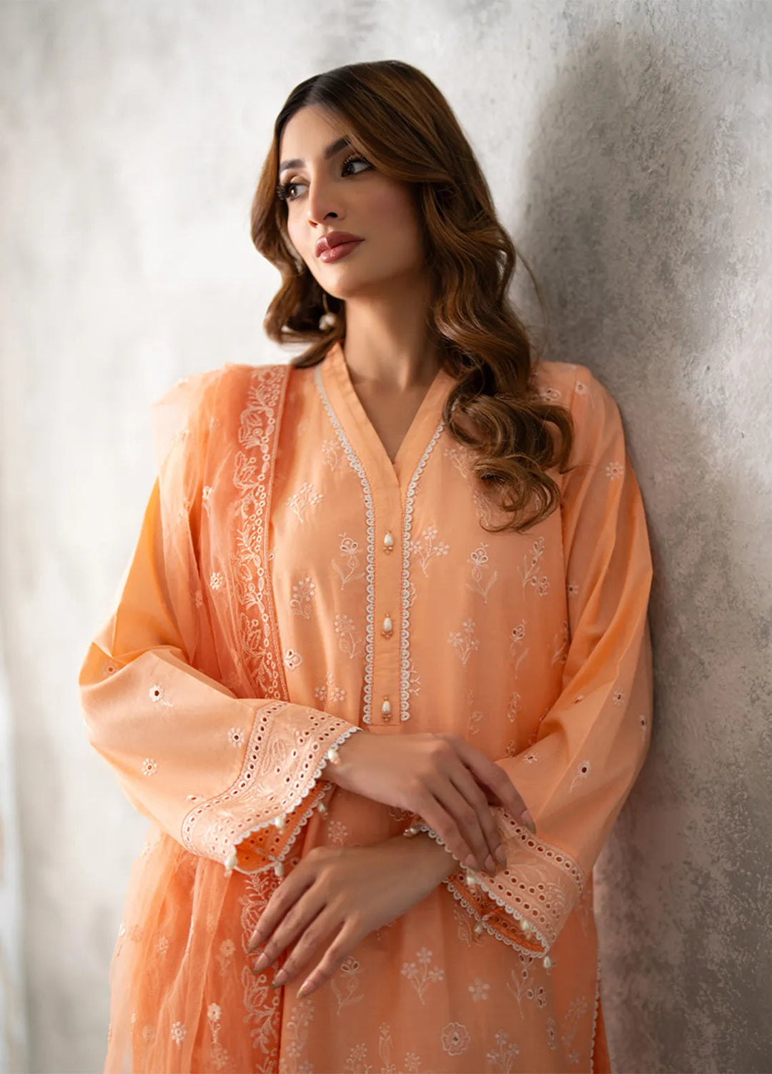 Salitex Embroidered Lawn Suits Unstitched 3 Piece SUNW6MI019UT - Summer Collection
