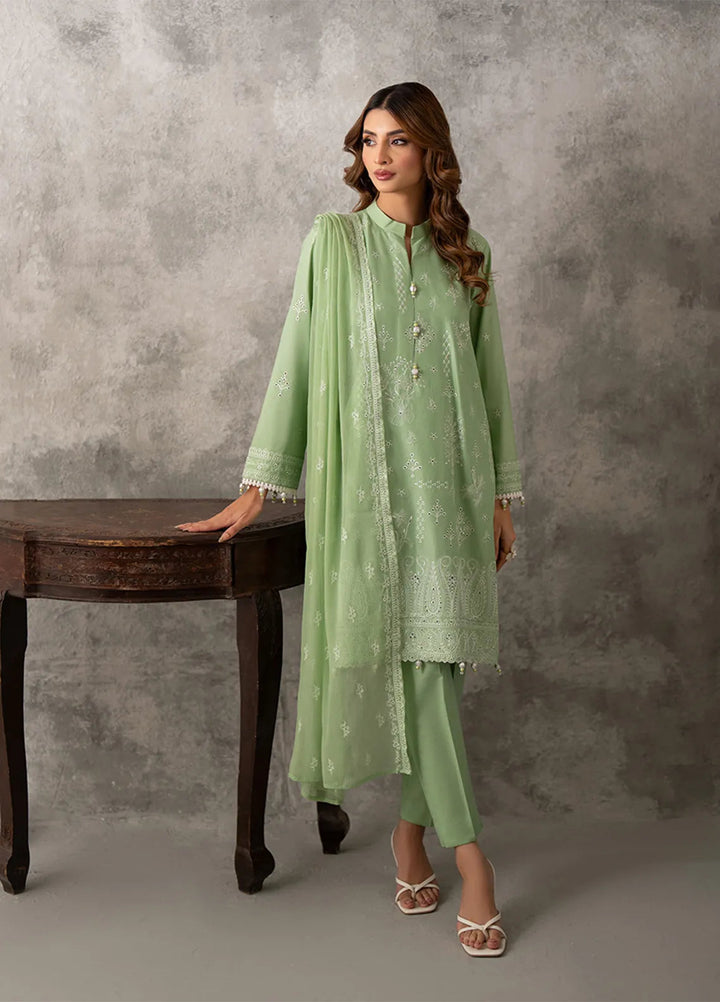 Salitex Embroidered Lawn Suits Unstitched 3 Piece SUNW6MI020UT - Summer Collection