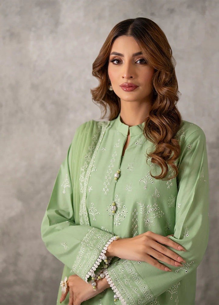 Salitex Embroidered Lawn Suits Unstitched 3 Piece SUNW6MI020UT - Summer Collection