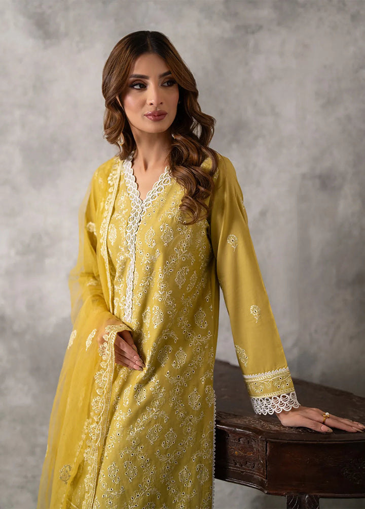 Salitex Embroidered Lawn Suits Unstitched 3 Piece SUNW6MI022UT - Summer Collection