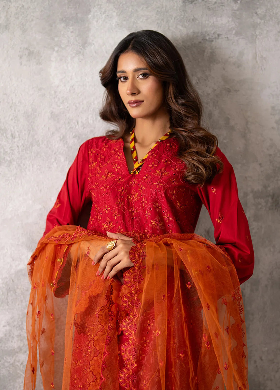 Salitex Embroidered Lawn Suits Unstitched 3 Piece SUNW6MI023UT - Summer Collection