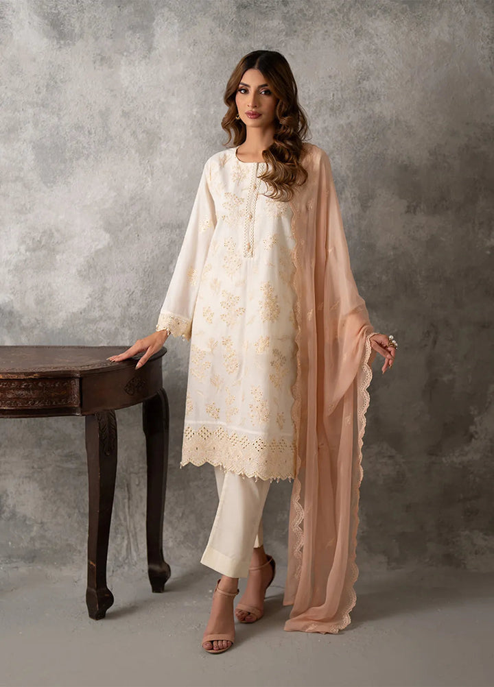 Salitex Embroidered Lawn Suits Unstitched 3 Piece SUNW6MI024UT - Summer Collection