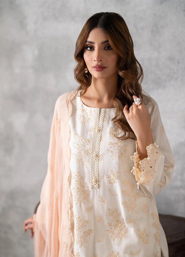 Salitex Embroidered Lawn Suits Unstitched 3 Piece SUNW6MI024UT - Summer Collection
