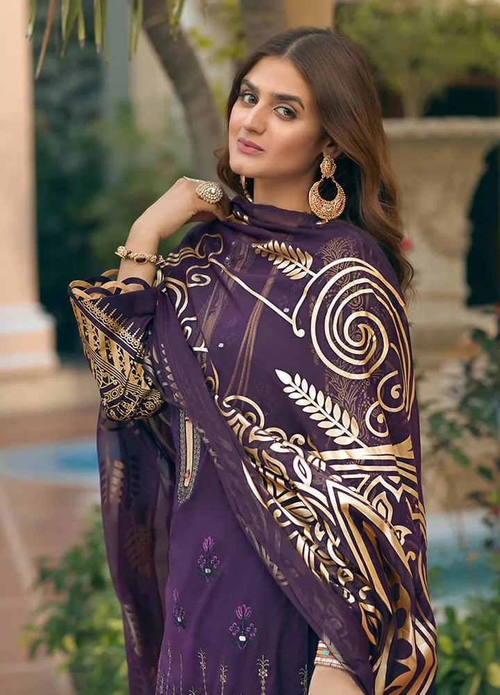 Salitex Embroidered Lawn Suits Unstitched 3 Piece WK-00674BUT - Festive Collection