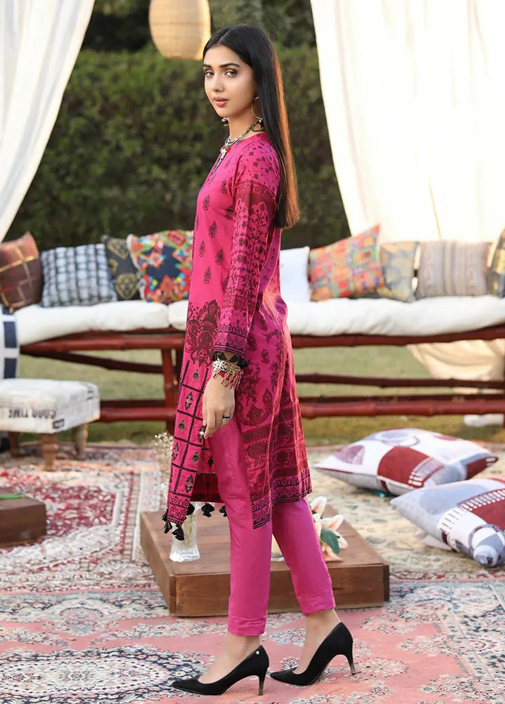 Salitex Embroidered Lawn Suits Unstitched 3 Piece WK-00701AUT - Festive Collection