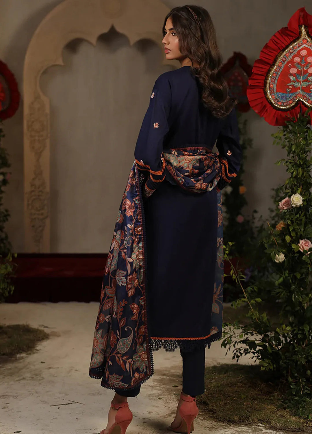 Salitex Embroidered Lawn Suits Unstitched 3 Piece WUS3BS24MI017UT - Festive Collection