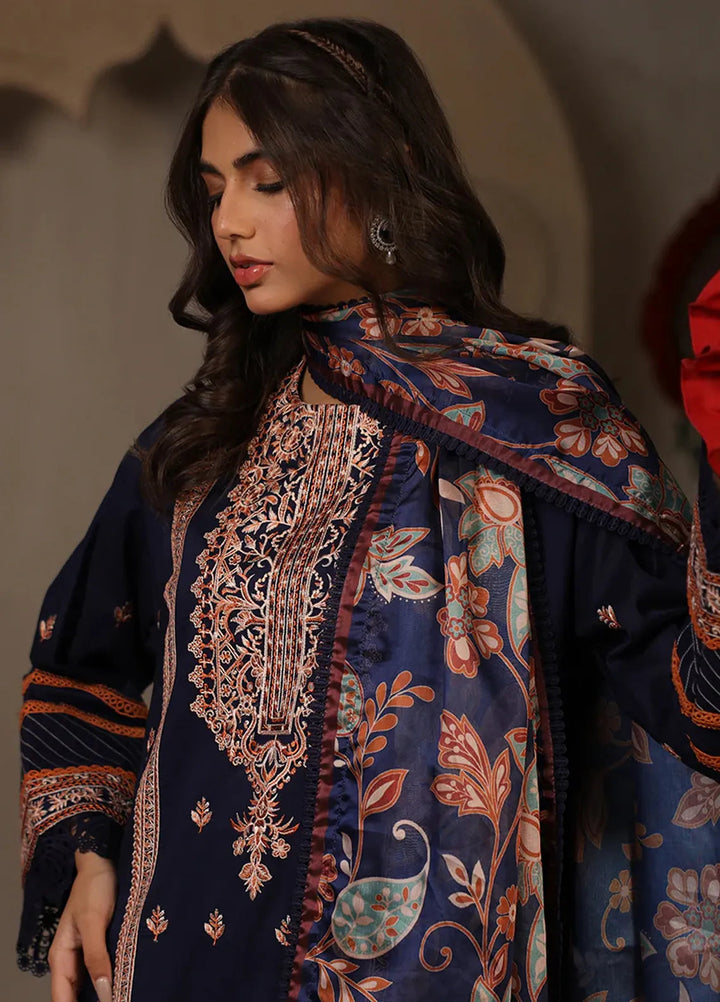 Salitex Embroidered Lawn Suits Unstitched 3 Piece WUS3BS24MI017UT - Festive Collection