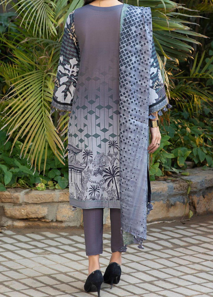 Salitex Embroidered Lawn Suits Unstitched 3 Piece ST21E 00715A - Summer Collection