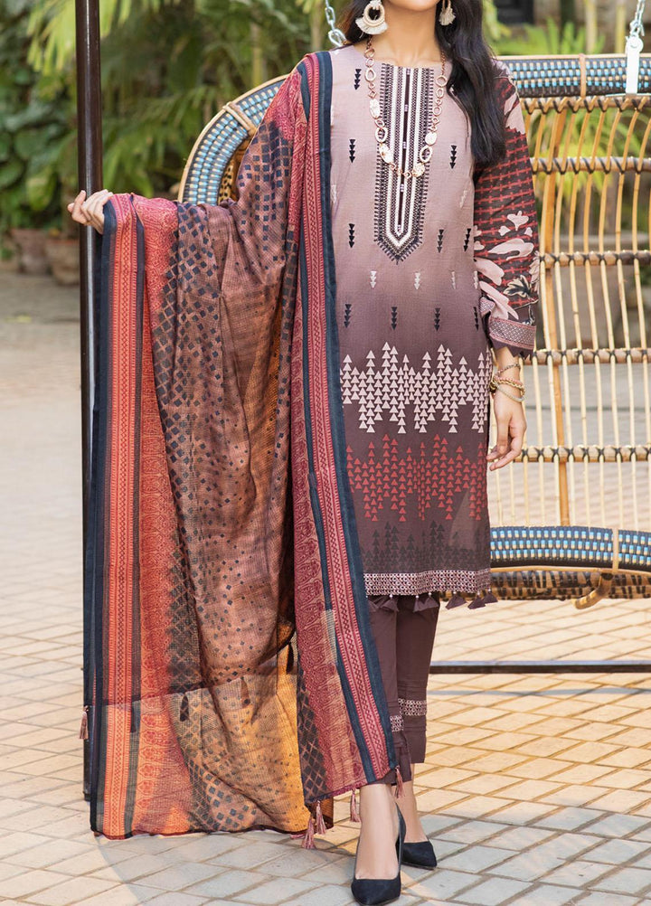 Salitex Embroidered Lawn Suits Unstitched 3 Piece ST21E 00715B - Summer Collection