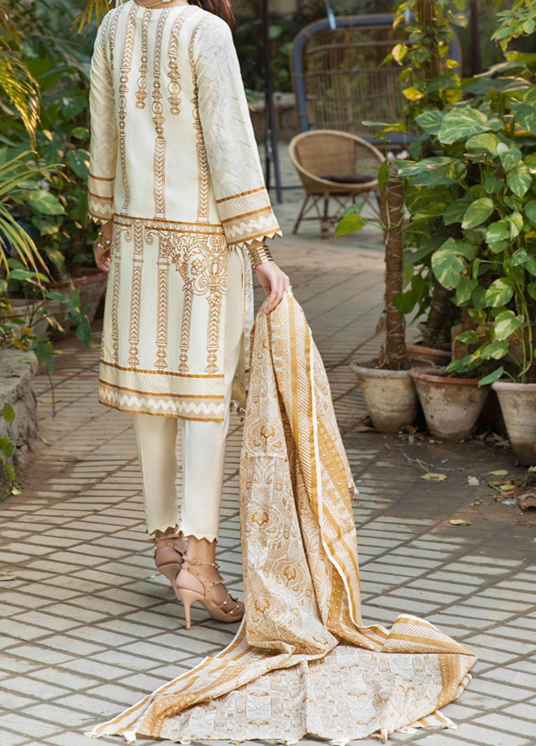 Salitex Embroidered Lawn Suits Unstitched 3 Piece ST21E 00716A - Summer Collection