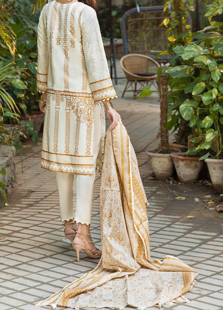 Salitex Embroidered Lawn Suits Unstitched 3 Piece ST21E 00716A - Summer Collection