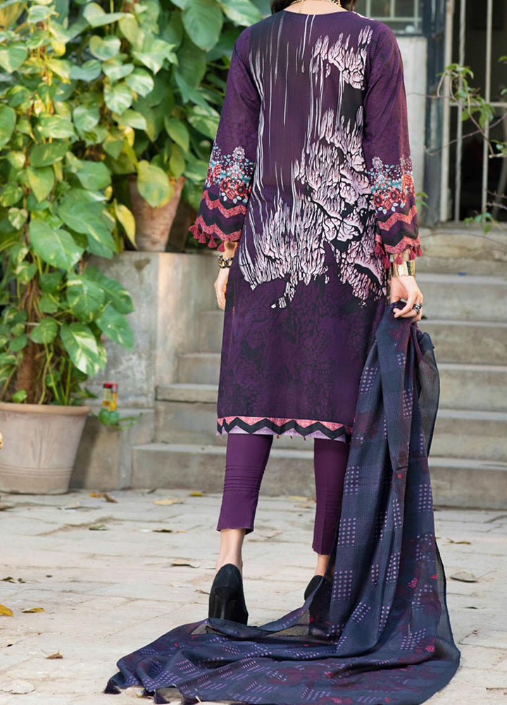 Salitex Embroidered Lawn Suits Unstitched 3 Piece ST21E 00717A - Summer Collection