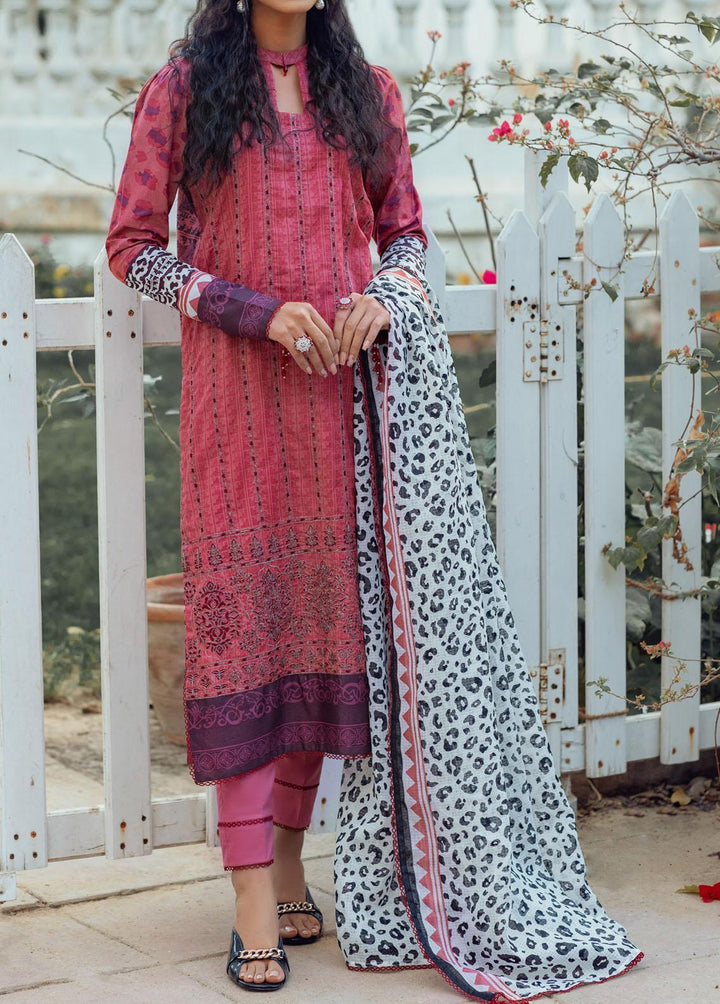 Estela By Salitex Embroidered Lawn Suits Unstitched 3 Piece ST22E WK-00983AUT - Summer Collection