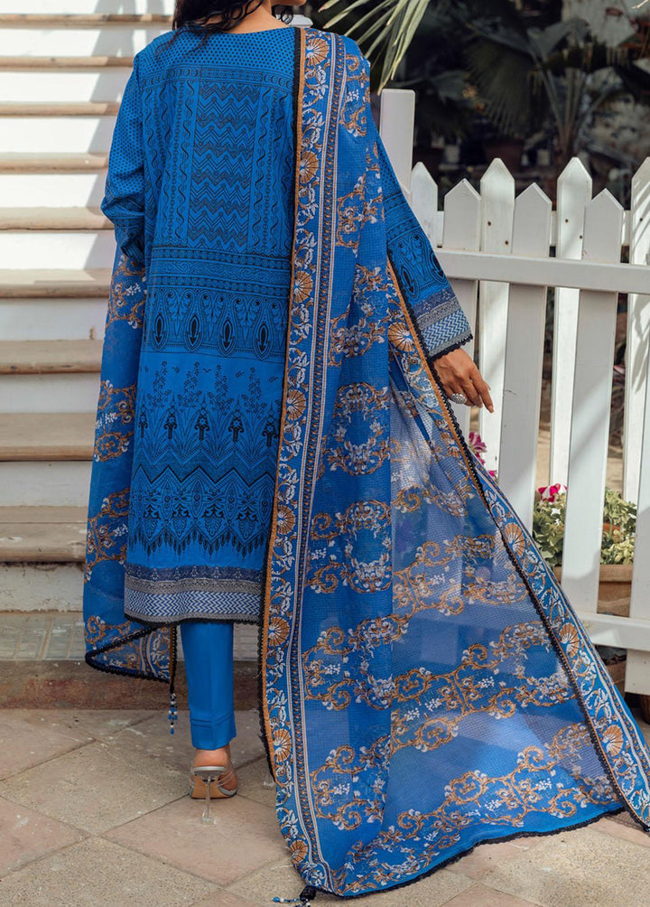 Estela By Salitex Embroidered Lawn Suits Unstitched 3 Piece ST22E WK-00984AUT - Summer Collection