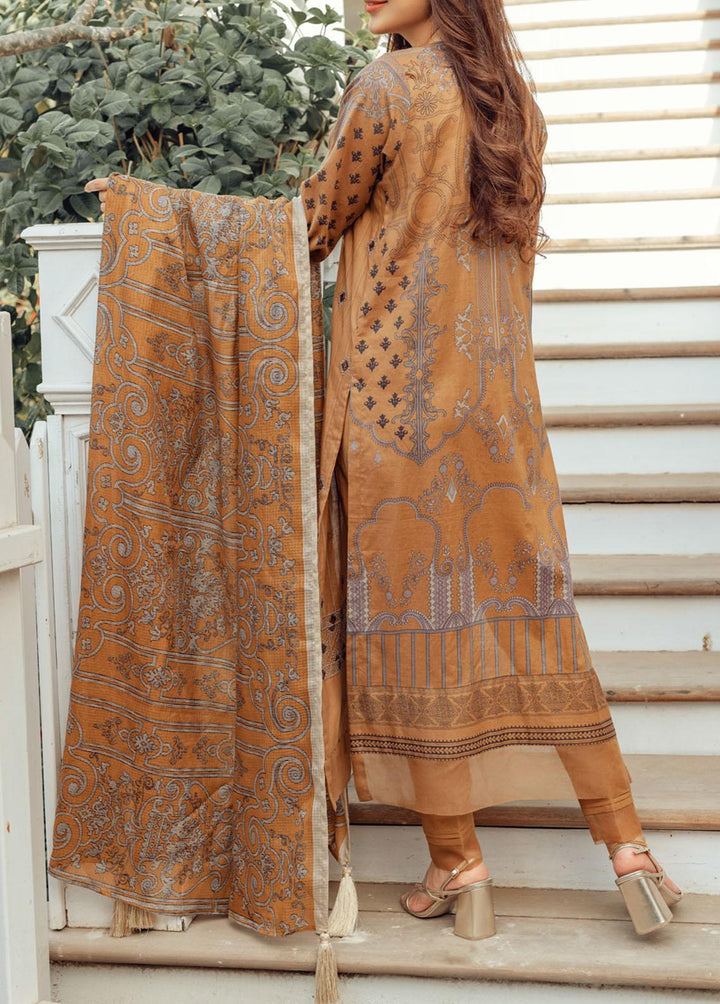 Estela By Salitex Embroidered Lawn Suits Unstitched 3 Piece ST22E WK-00985AUT - Summer Collection