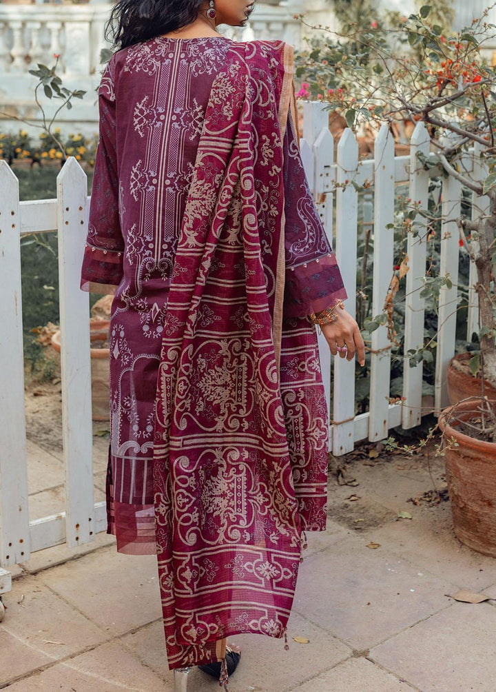 Estela By Salitex Embroidered Lawn Suits Unstitched 3 Piece ST22E WK-00985BUT - Summer Collection