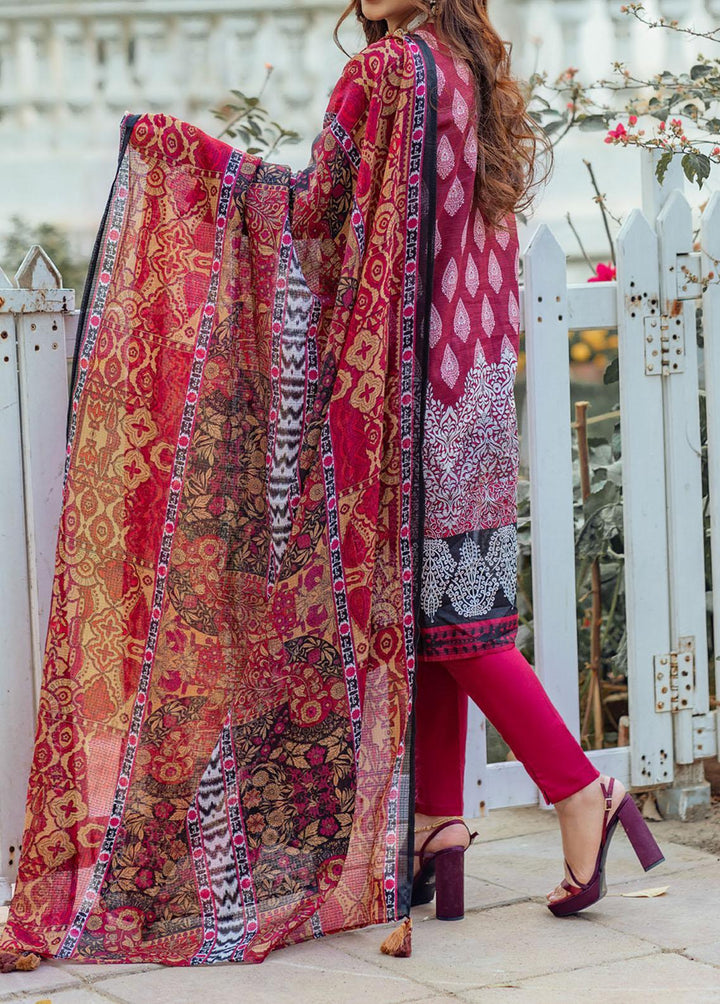 Estela By Salitex Embroidered Lawn Suits Unstitched 3 Piece ST22E WK-00988AUT - Summer Collection