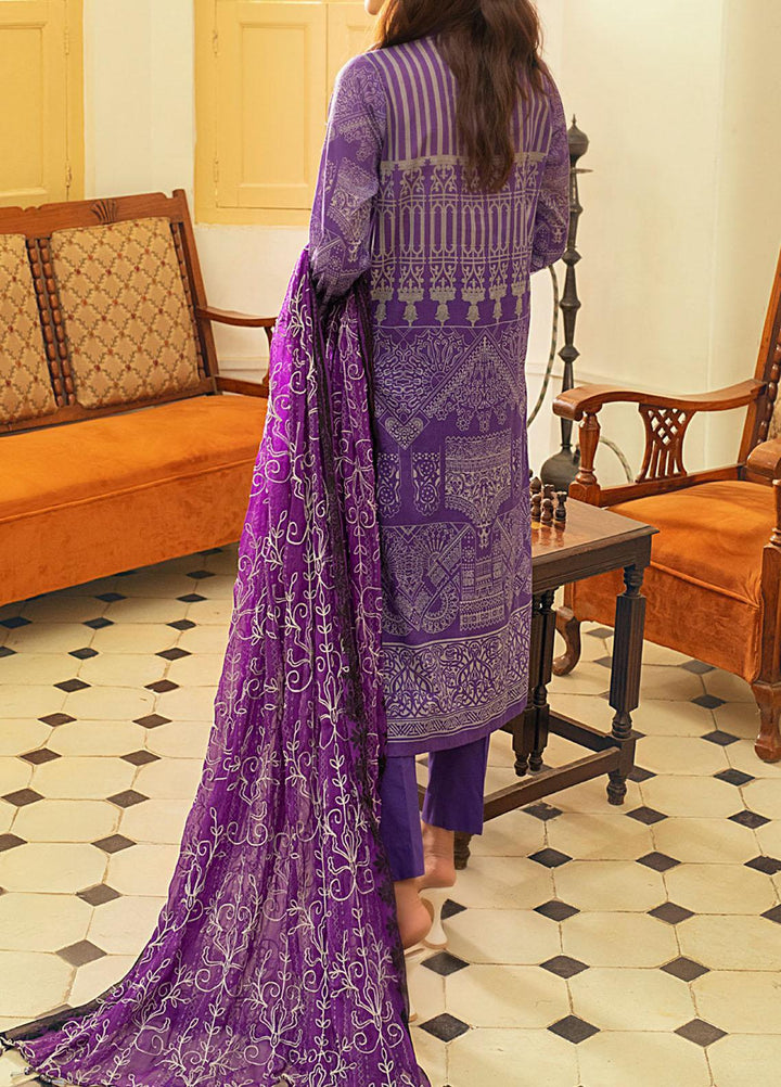 Salitex Embroidered Lawn Suits Unstitched 3 Piece ST21FT WK-00727-A - Summer Collection