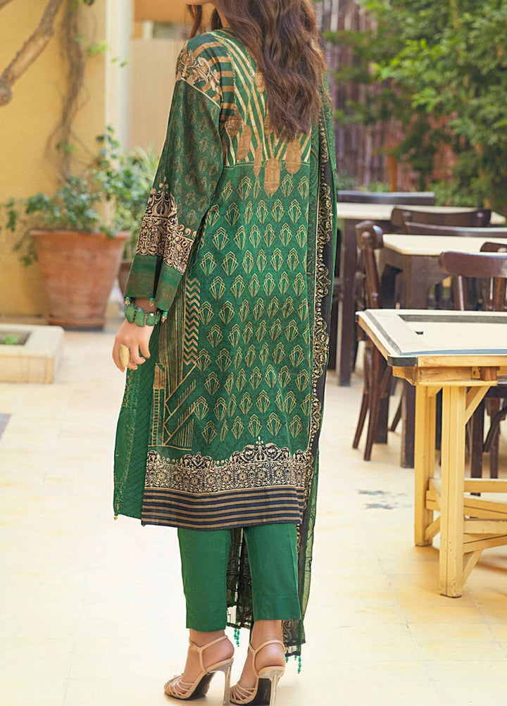 Salitex Embroidered Lawn Suits Unstitched 3 Piece ST21FT WK-00730-A - Summer Collection