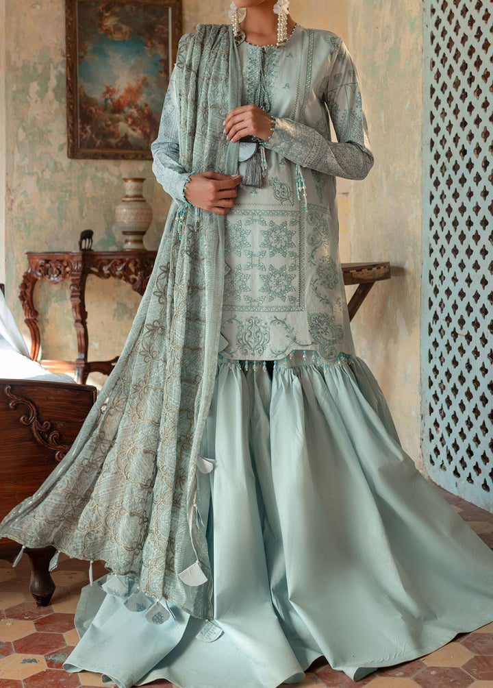 Faustina By Salitex Embroidered Lawn Suits Unstitched 3 Piece ST22F WK-00990AUT - Festive Collection