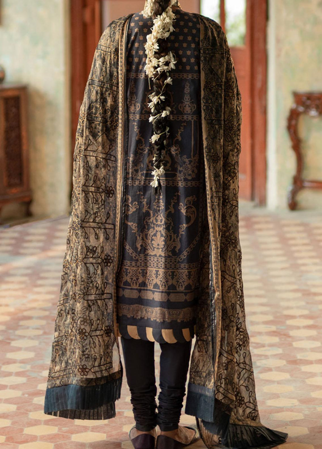 Faustina By Salitex Embroidered Lawn Suits Unstitched 3 Piece ST22F WK-00994BUT - Festive Collection