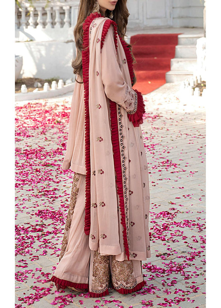 Salitex Embroidered Chiffon Suits Unstitched 3 Piece SL21LC HC-00008 - Festive Collection