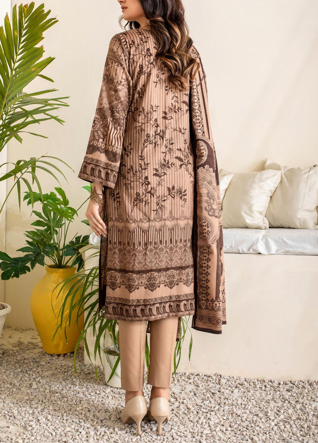 Inaya By Salitex Printed Lawn Suits Unstitched 3 Piece ST21IP 00078B - Summer Collection