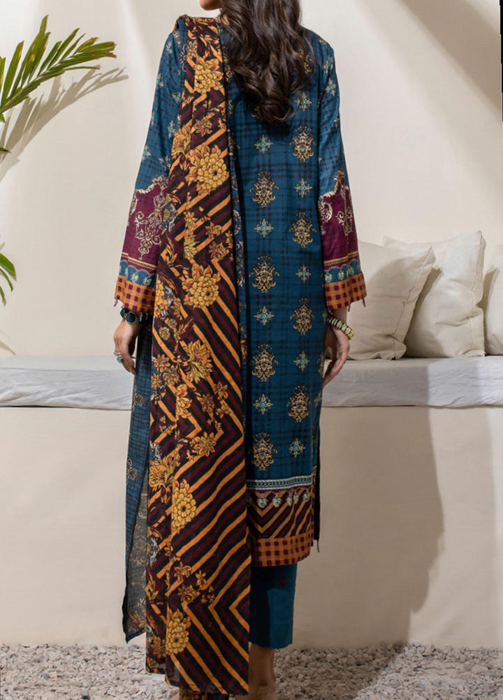Inaya By Salitex Printed Lawn Suits Unstitched 3 Piece ST21IP 00079A - Summer Collection