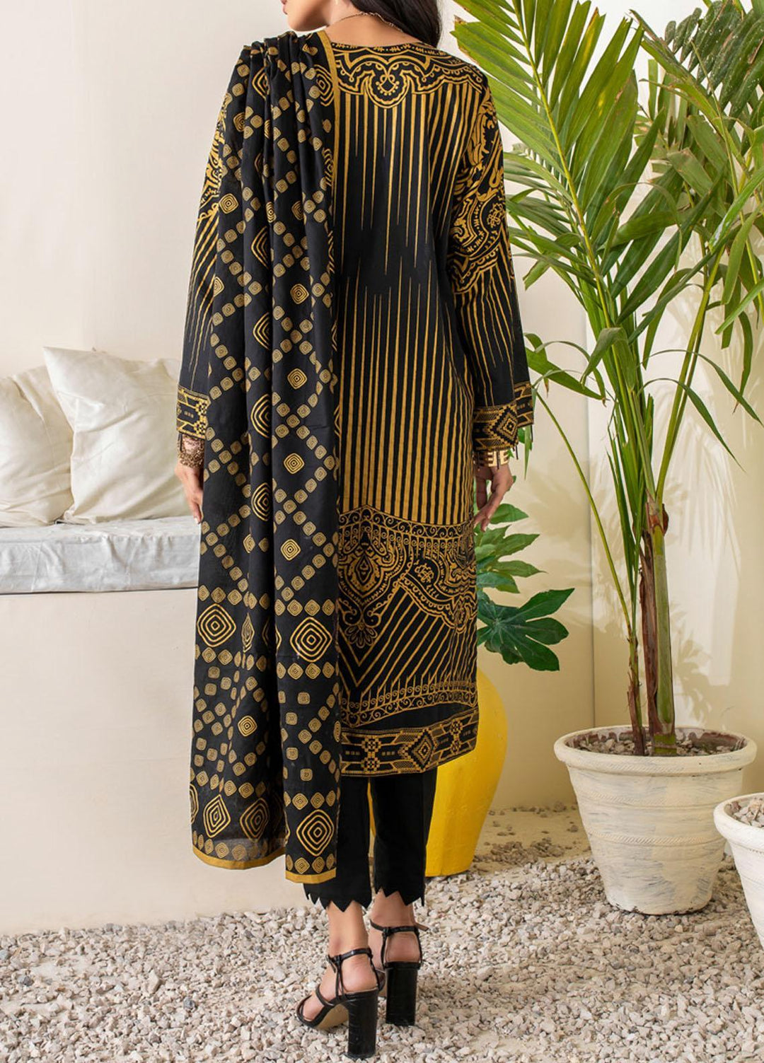 Inaya By Salitex Printed Lawn Suits Unstitched 3 Piece ST21IP 00083B - Summer Collection