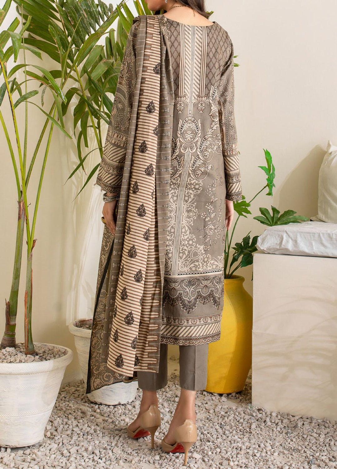 Inaya By Salitex Printed Lawn Suits Unstitched 3 Piece ST21IP 00085B - Summer Collection