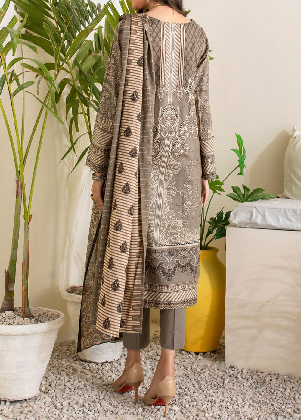 Inaya By Salitex Printed Lawn Suits Unstitched 3 Piece ST21IP 00085B - Summer Collection