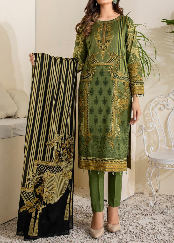 Inaya By Salitex Printed Lawn Suits Unstitched 3 Piece ST21IP 00086A - Summer Collection