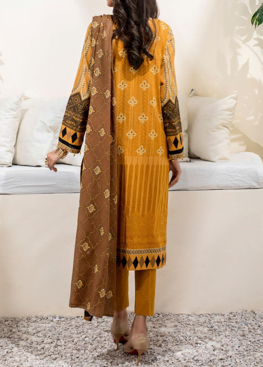 Inaya By Salitex Printed Lawn Suits Unstitched 3 Piece ST21IP 00088A - Summer Collection