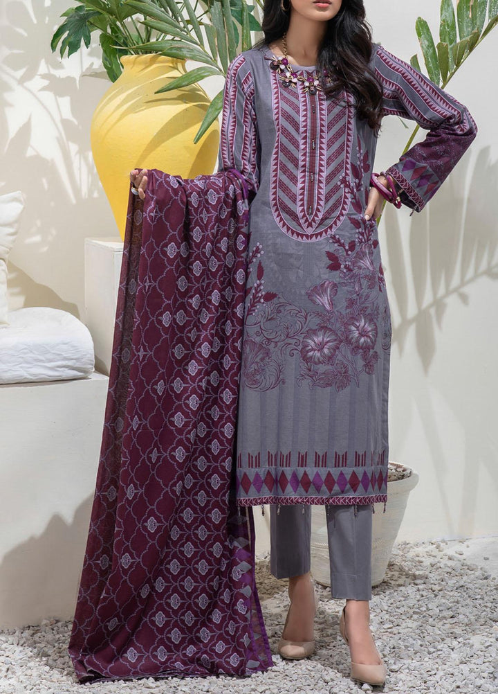 Inaya By Salitex Printed Lawn Suits Unstitched 3 Piece ST21IP 00088B - Summer Collection