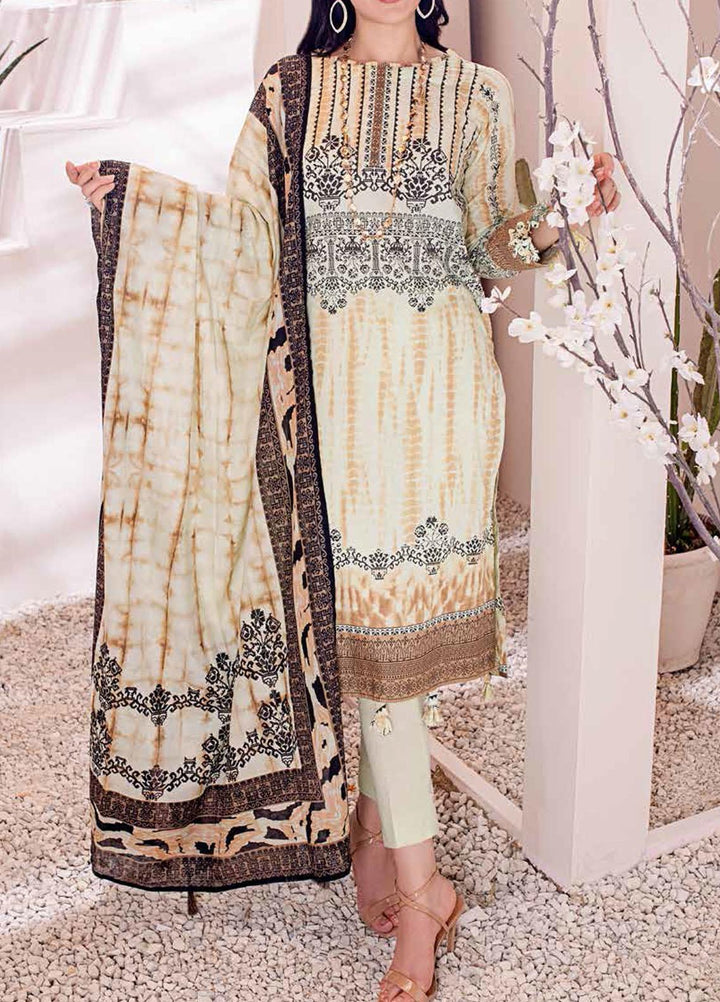 Inaya By Salitex Printed Lawn Suits Unstitched 3 Piece ST22I IP-00090A - Summer Collection
