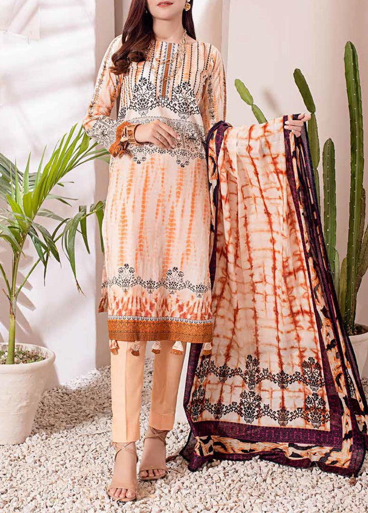 Inaya By Salitex Printed Lawn Suits Unstitched 3 Piece ST22I IP-00090B - Summer Collection