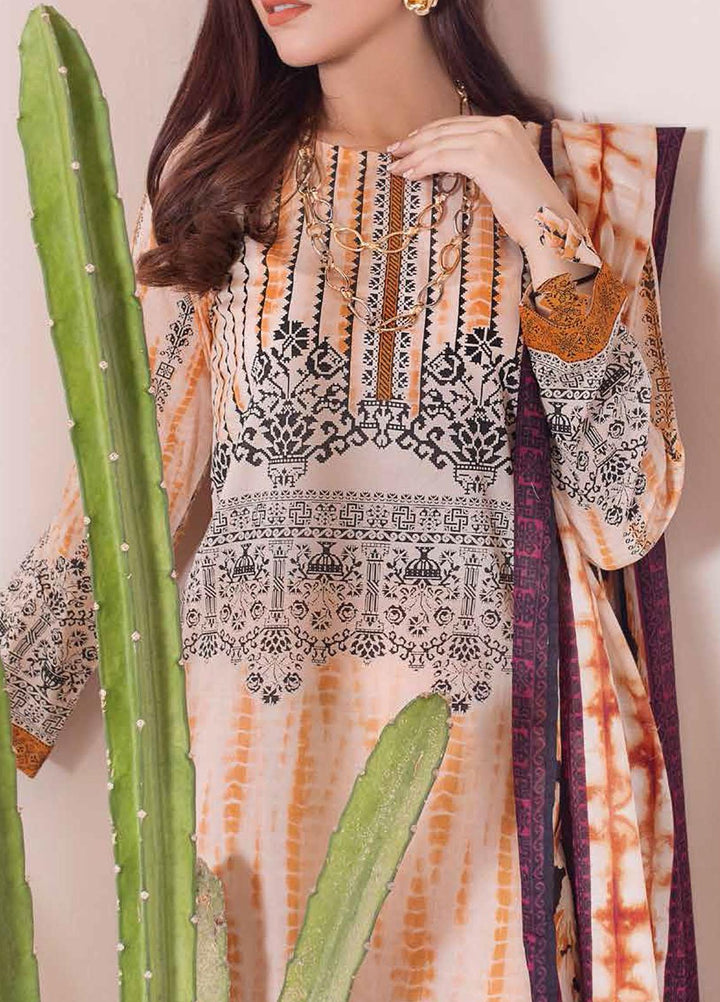 Inaya By Salitex Printed Lawn Suits Unstitched 3 Piece ST22I IP-00090B - Summer Collection