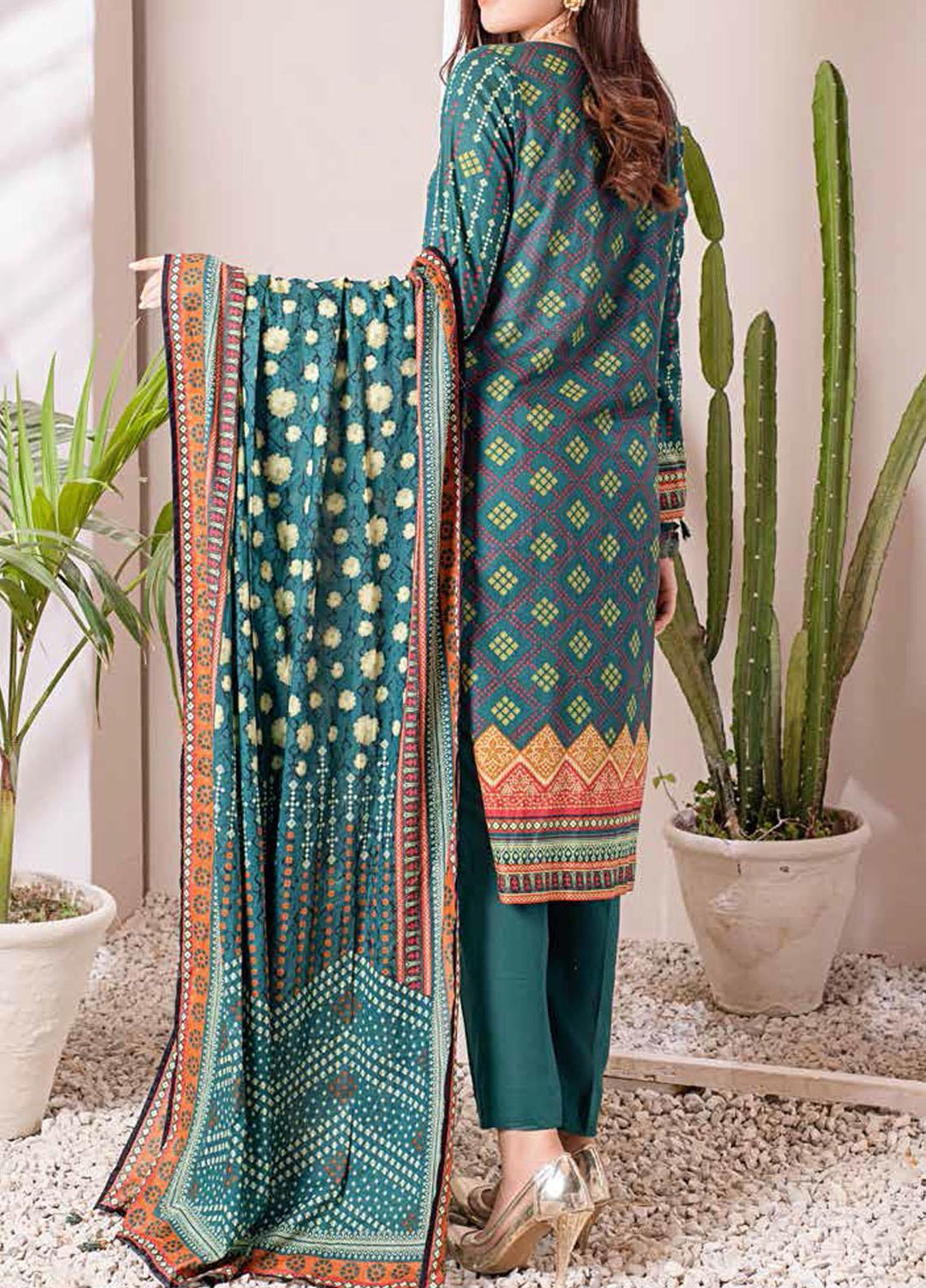Inaya By Salitex Printed Lawn Suits Unstitched 3 Piece ST22I IP-00092A - Summer Collection