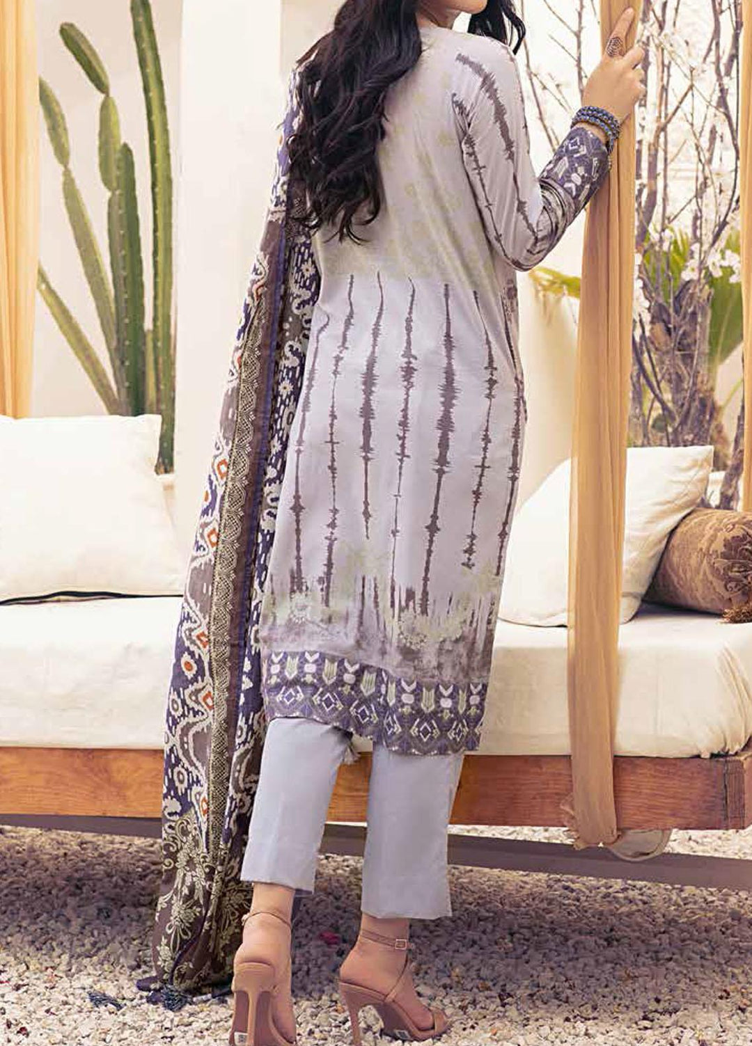 Inaya By Salitex Printed Lawn Suits Unstitched 3 Piece ST22I IP-00093A - Summer Collection