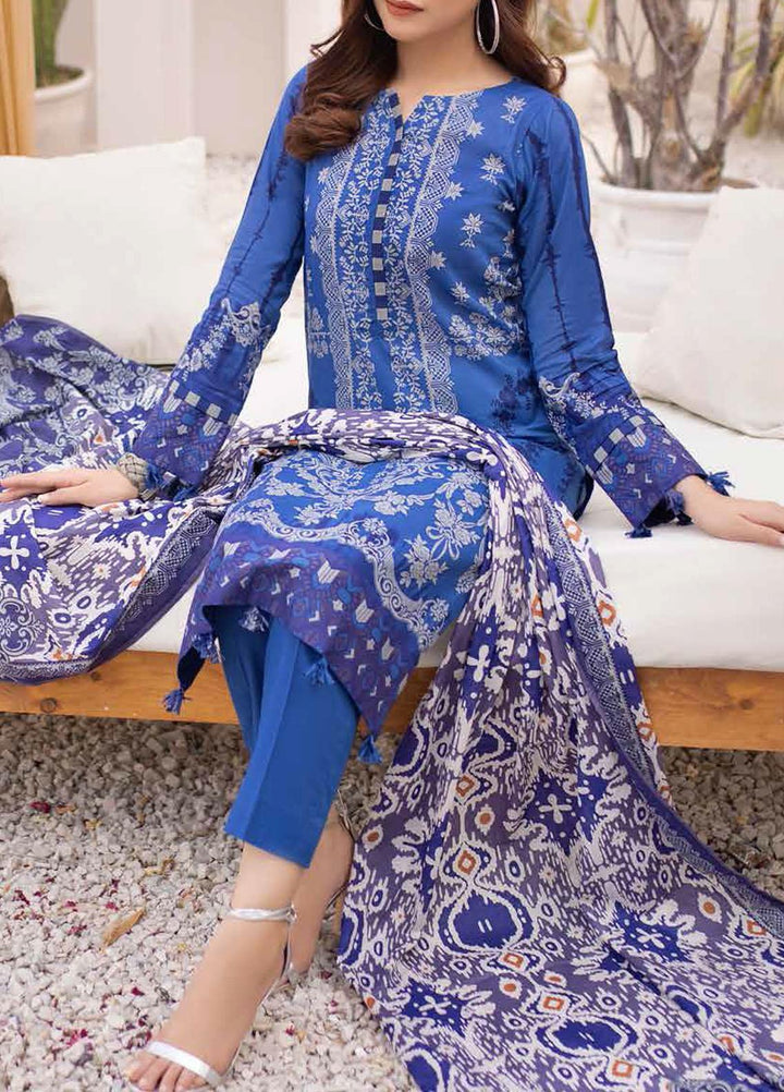 Inaya By Salitex Printed Lawn Suits Unstitched 3 Piece ST22I IP-00093B - Summer Collection