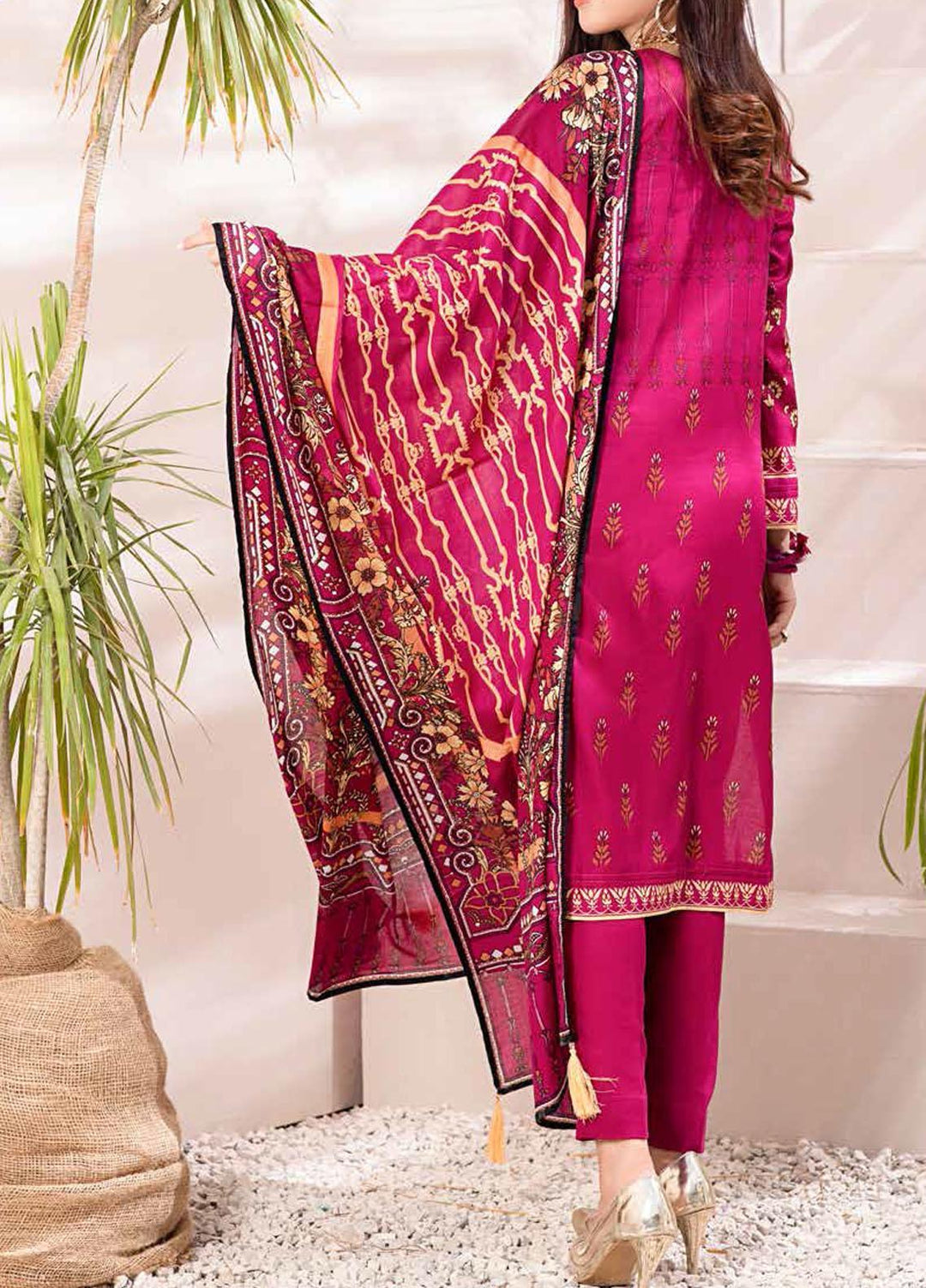 Inaya By Salitex Printed Lawn Suits Unstitched 3 Piece ST22I IP-00094A - Summer Collection