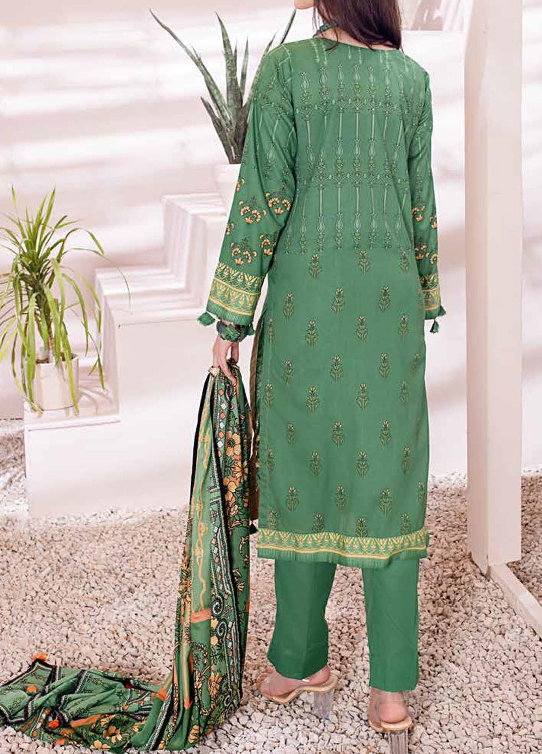 Inaya By Salitex Printed Lawn Suits Unstitched 3 Piece ST22I IP-00094B - Summer Collection