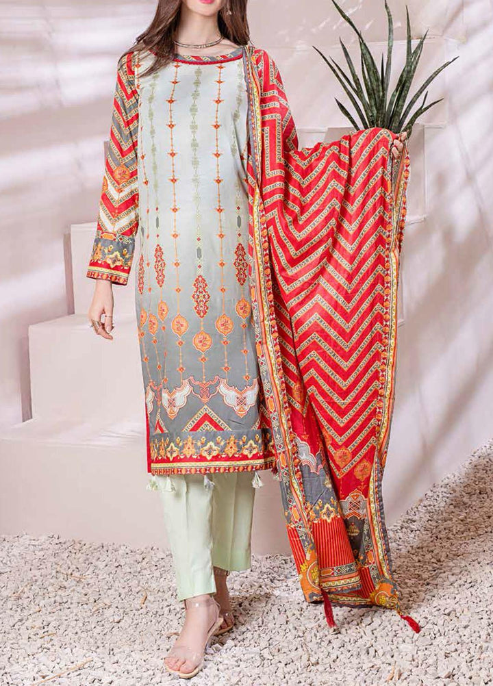 Inaya By Salitex Printed Lawn Suits Unstitched 3 Piece ST22I IP-00095A - Summer Collection