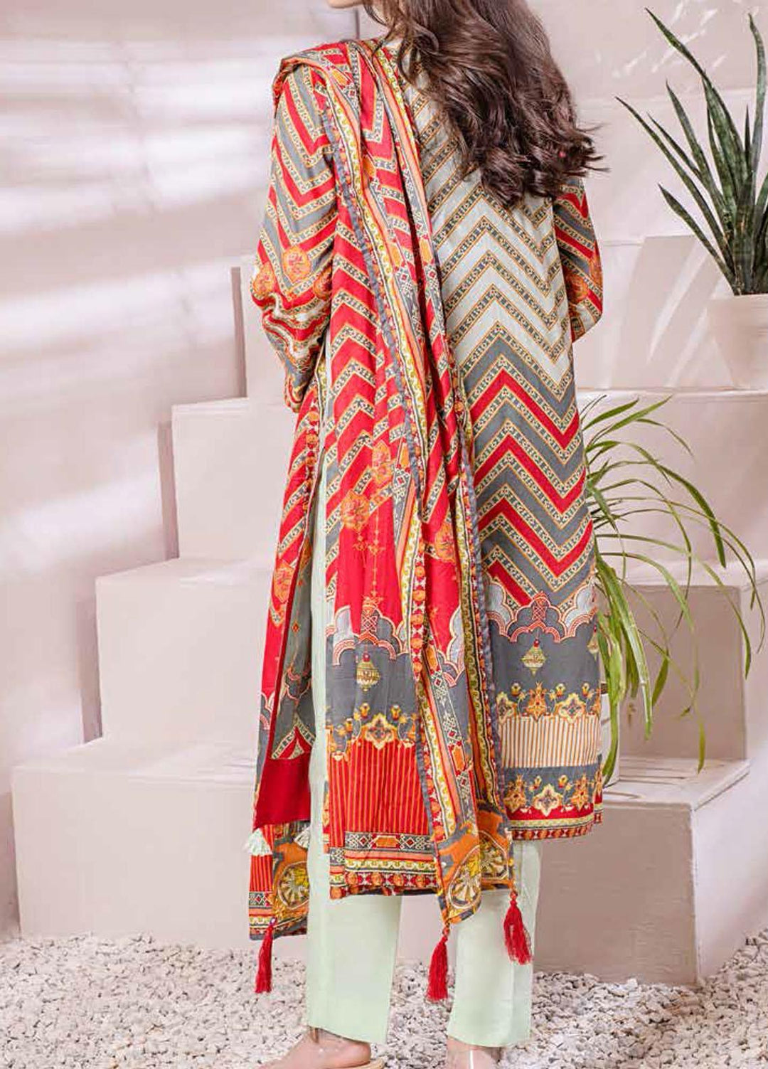 Inaya By Salitex Printed Lawn Suits Unstitched 3 Piece ST22I IP-00095A - Summer Collection