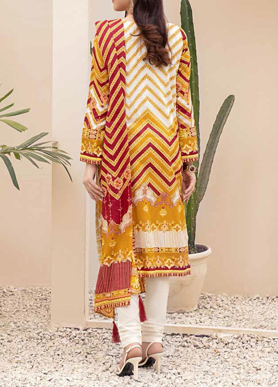 Inaya By Salitex Printed Lawn Suits Unstitched 3 Piece ST22I IP-00095B - Summer Collection