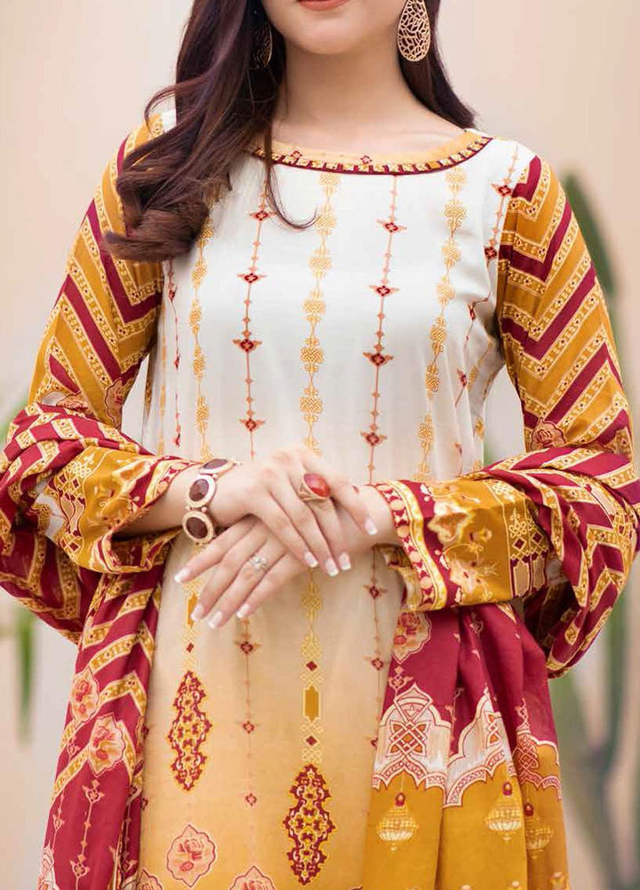 Inaya By Salitex Printed Lawn Suits Unstitched 3 Piece ST22I IP-00095B - Summer Collection
