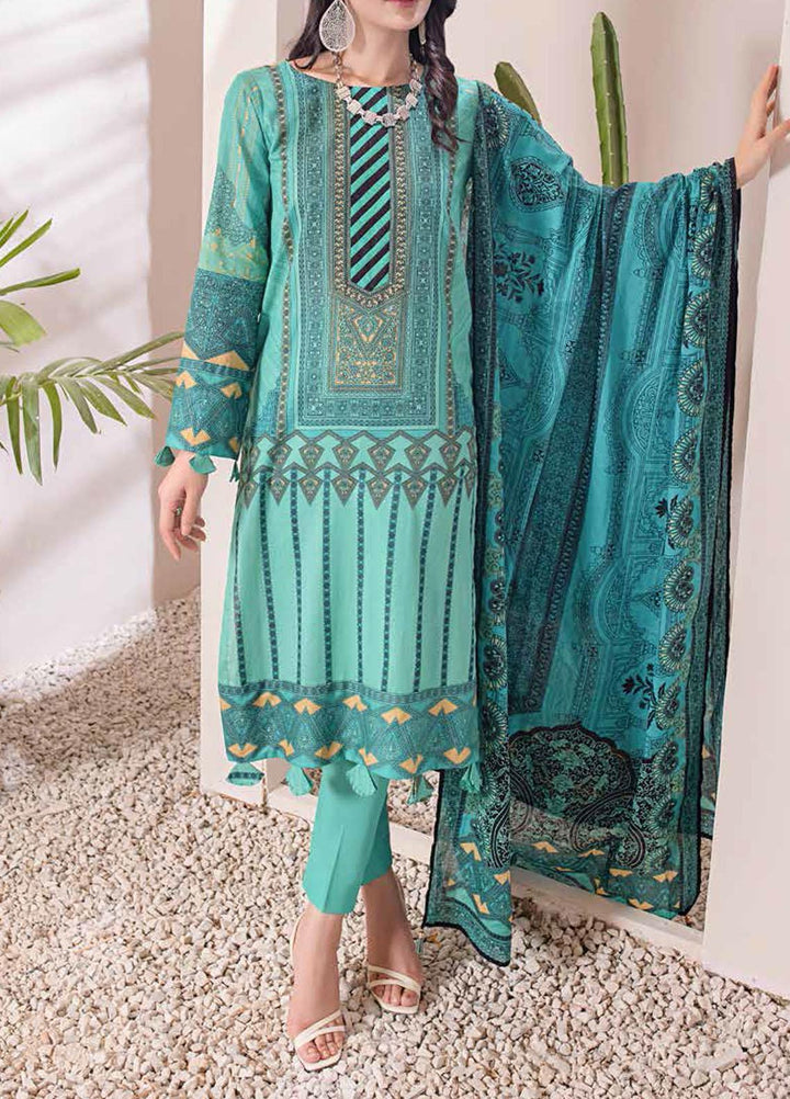 Inaya By Salitex Printed Lawn Suits Unstitched 3 Piece ST22I IP-00096B - Summer Collection