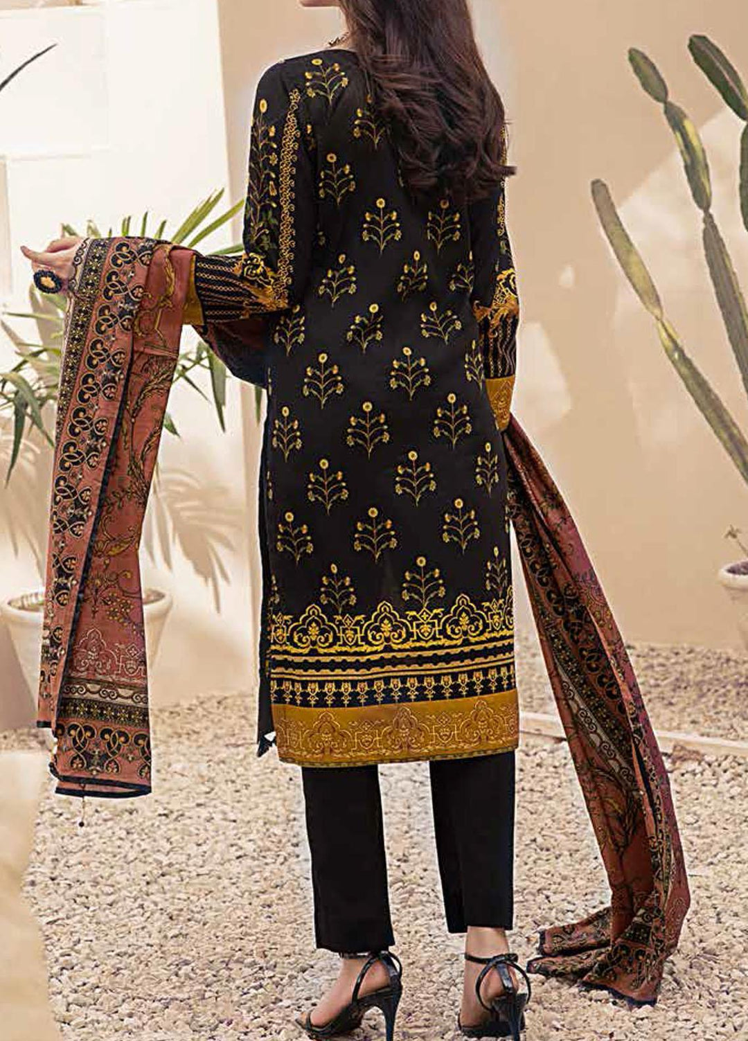 Inaya By Salitex Printed Lawn Suits Unstitched 3 Piece ST22I IP-00098A - Summer Collection